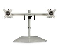StarTechcom Supporto per due monitor - Orizzontale - Argento