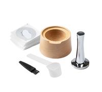 For Vertuo Capsule Kit coperchio sigillante in foglio di alluminio Accessori caffè Rack riempimento riutilizzabile in legno((4-rolls) 12x40mm-H)