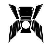 For VOGE SR4 MAX Motorcycle Fuel Tank Pad Stickers Gas Abrasive Decorative Decals Kits(Color7)
