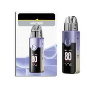For VOOPPOO VINCI E80 Kit Built-in 3000mAh Battery With 5ML VINCI E Cartridge 0.3/0.6ohm support MTL (Mouth To Lung) and DTL - No Nicotine,No liquid