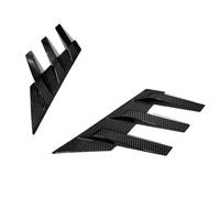 For VW For Scirocco 2009-2017 Rear Windshield Side Spoiler Exterior Decorative Rear Wing WEFOLCC(Carbon Paint)