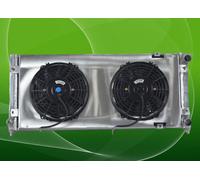 For VW GOLF MK2/A2 GAS NA 8V/16V W/AC 1984-1992 Aluminum Radiator & Shroud & Fan