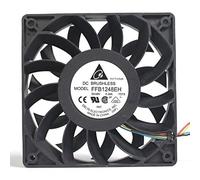 For -Wire Fan - 150.33 CFM, 4000 RPM, Quiet Operation FFB1248EH 12025 12CM 48V 0.38A 4 LMNCBVYA(B3-plug)