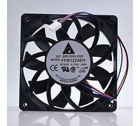 For Wire Inverter Fan - with 165.45CFM Airflow FFB1224EH-R00 24V 0.76A 120mm 3- LMNCBVYA