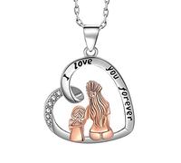 for Women, for WoDiamond I Love You forever Heart Rolo Metal Necklace