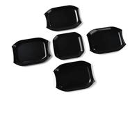 For Wrangler for JL 2018-2023 5PCS Car Door Bowl Protector Exterior Door Handle Bowl Cover Protection Trim Accessories Door Handle Cap Compatible With for Jeep(Black)