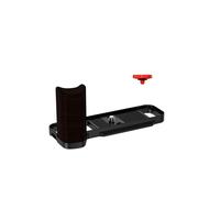 For X-E5 Camera Wood Hand Grip Handle Aluminum Base X-E5 Grip L-Plate L-Shaped Cold Shoe Grip Accessory Black
