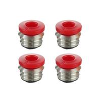 For XCR3D 4/8 pezzi Parti for stampante 3D Raccordi pneumatici Connettori 2 * 4 Tubo PTFE Bowden Quick Plug Kit estrusore hotend filamento da 1,75 mm distintivo(Red 4pcs)