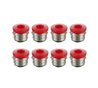 For XCR3D 4/8 pezzi Parti for stampante 3D Raccordi pneumatici Connettori 2 * 4 Tubo PTFE Bowden Quick Plug Kit estrusore hotend filamento da 1,75 mm distintivo(Red 8pcs)