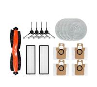 For Xiaomi Robot Vacuum X20 Max / D109GL Parts Accessories Main Brush Side Brush Hepa Filter Mop Cloth Dust Bag Replacement(Combination Pack 1)