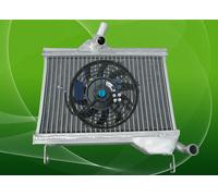 FOR Yamaha RZ350 RD350 RD250 RD RZ 350 250 Aluminum Radiator+FAN