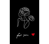 For you Minimalist Self-Reflection Journal For Women: Feminine Black Asthetic Notebook for Thoughst,Feelings and Quiet Moments