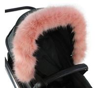 For-Your-Little-One aFHACWMB-P386 - Pram Fur Hood Trim compatibile su Mountain Buggy, colore: rosa