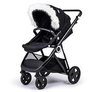For-Your-Little-One aFHACWMB-W387 - Pram Fur Hood Trim compatibile su Mountain Buggy, colore: bianco