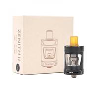 For Zenith II Atomizzatore In-nokin 5,5 ml Ø26mm (Nero) Compatibile con Z Coil 0,3 Ω/0,8 Ω | Riempimento dall'alto e flusso d'aria dal basso | Zenith 2 Tank per Mod CoolFire Z80 Gozee - No Nicotine