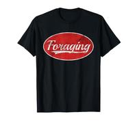 Foraging Mushroom Hunter Wild Food Varsity Maglietta