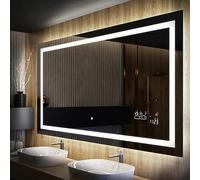 FORAM Personalizza Controluce specchio per bagno con luce LED - 50x80cm - su Misura - moderno specchi con illuminazione, retroilluminato L15