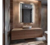 FORAM Specchio LED sala da Bagno Retroiluminato con illuminazione 80x120cm Lydia - su Misura - Personalizzabile - moderno specchi con illuminazione, retroilluminato