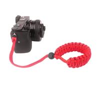 FoRapid 550 Paracord Adjustable Wrist Strap for DSLR Compact Cameras (Red)