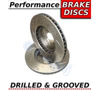 Forati e Baffati Sport Dischi Freno Anteriori Per Subaru Impreza 2.2T 22B 98-00