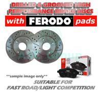 Forati Posteriori E Scanalata 294mm 5 Borchie con Sfiati Dischi Freno ferodo Pad