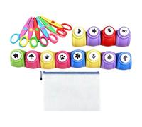 Foratrice Per Bambini | Set Per Embossing Di Fori - Tagliaforme Per Forme Artistiche - Per Lavoretti Scrapbooking Scuola Biglietti Ufficio Creatività Fai Da Te