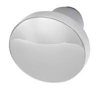 Foratura a bottone, forma piatta, ø 45 mm, alluminio lucidato; 1 pezzo