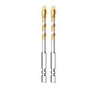 Foratura Efficiente con 2PCS 9 Lame Punte da Trapano Eccentriche per Materiali D
