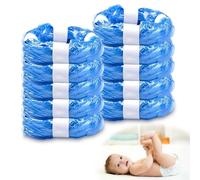 Forbabe Confezione da 10 Sacchetti di Ricarica per Pannolini, 4,5 M Alta Capacità da Sacchetti di Ricarica - Fino a 320 Pannolini, Compatibili con Angelcare/Litter Locker Cassette di Ricarica - Blu