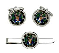 Forbes Clan Scozzese Gemelli E Fermacravatta Set
