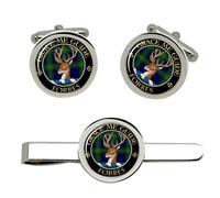 Forbes Clan Scozzese Gemelli E Fermacravatta Set