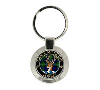Forbes Portachiavi Clan Scozzese Argento In Chrome 35 x 70mm