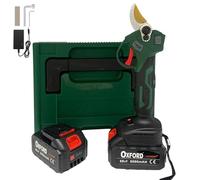 Forbice a Batteria da Potatura con Motore Brushless Cesoie a Batteria Taglio 35mm con due Batterie da 68V 6000mAh per giardinaggio, alberi da frutto, vigneto