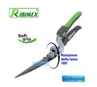 Forbice cesoia per erba forbici taglia bordi con lame orientabili in acciaio