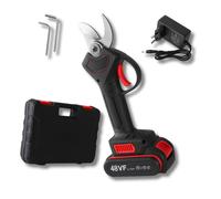 Forbice Cesoia Potatura 48V 3Ah Doppia Batteria 30mm Valigetta Taglio