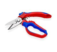 KNIPEX - Forbice per elettricisti con impugnatura bicomponente e spellafili, Lunghezza complessiva: 160mm 160