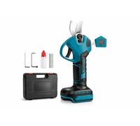 Forbice da Potatura con Display, 2 anni di Garanzia, Doppia Batteria 48V, Kit accessori, Carica Batterie incluso, Cesoia da potatura Elettrica, Cesoie per Giardinaggio