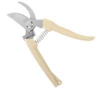 Forbice da Potatura per Giardino in Acciaio Inox Beige Portatile | Siepi e Frutteti, Design Semplice, Taglio Rami Piccoli, Adatta a Giardinieri Professionisti