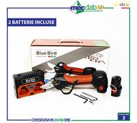 Forbice Elettrica Da Potatura Portatile 10.8V Lame In Acciaio Bluebird PS 22-23