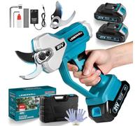 Forbice elettrica per batteria Makita 18V, 600W, forbice da giardino professionale con 2 batterie da 2000mAh, forbice a motore brushless manuale con contatore di taglio LCD, diametro di taglio di