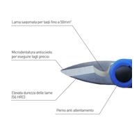FORBICE ELETTRICISTA PROFESSIONALE ACCIAIO INOX TAGLIA E SPELLA CAVI DCUTE0001