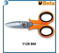 Forbice forbici elettricista professionale lama dritta spellacavi beta 1128 bm