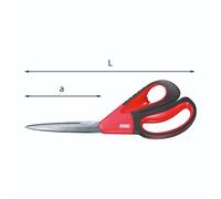 Forbice multiuso professionale lama micro dentata in acciaio inox - USAG 210 C