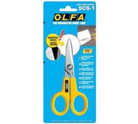 Forbice OLFA SCS-1 in ABS e lame acciaio inox per stoffe leggere made in Japan
