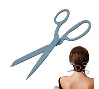 Forbice per capelli, 2 forcine per capelli gotiche, 17,8 x 17 cm, design autentico leggero, facile da indossare, a forma di forbice per Halloween, per parrucchieri, forniture, cosplay, festival, sarti