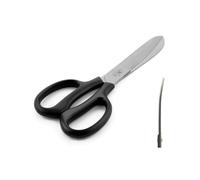 Forbice per criniera a punta curva con manico in plastica