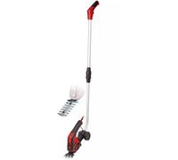 Einhell Forbici per erba e cespugli a batteria GC-CG 3,6/70 Li (3,6 V, batteria agli ioni di litio da 2,0 Ah, lama tagliaerba da 70 mm, lama tagliasiepi da 110 mm, manico telescopico),Versione 2024