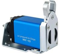 Forbice Pneumatica a Micro-Spostamento, Corsa di Taglio Regolabile e Testa Lama Sostituibile, per Taglio Flush di Plastici PP PVC, Corpo in Lega di Alluminio, Attrezzo Industriale,NY-10