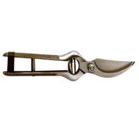 Forbice Pota Lame in Acciaio Chiusura Cuoio 21 cm Molla Bovolo 6 Pezzi