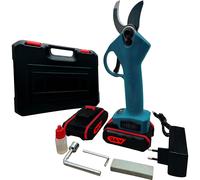 forbice da potatura a batteria cesoia 26V 2.0AH taglio 27MM 2 Batterie + Valigia